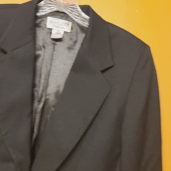 Pendleton | Women's Vintage Wool One Button Blazer (Size 10 Petite) - Picture 4 of 15